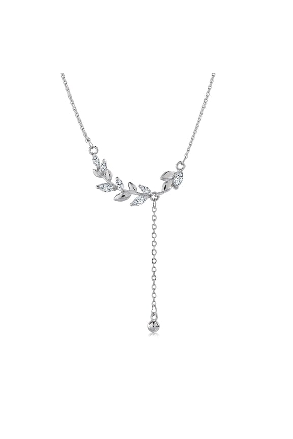 Elegant Leaf and Vine Necklace - Women's Fashion Necklace - Anniversary Gift