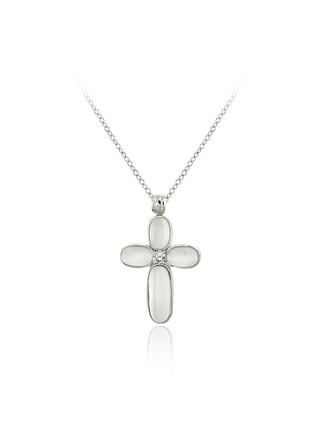 Walmart white gold necklace deals