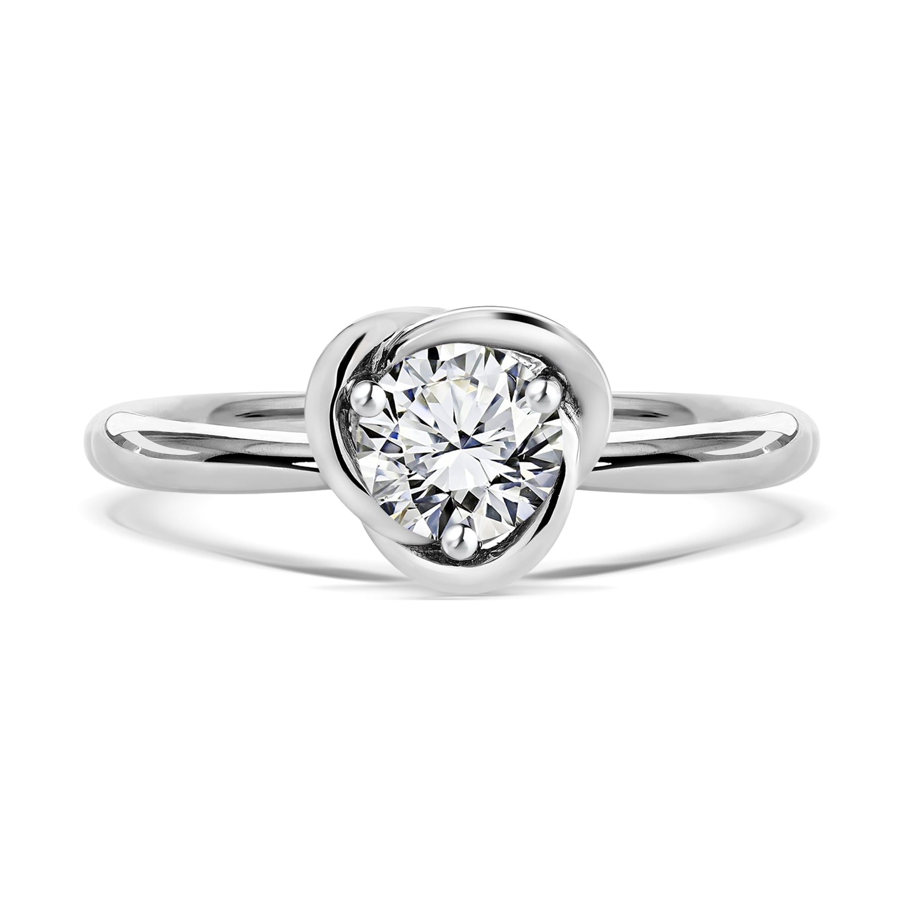 Petite twist engagement ring best sale