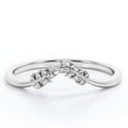 thumbnail image 1 of JeenMata Inspired By Nature - Vine Leaf Ring - Wedding Band - 18K White Gold Plating over Silver, 1 of 7