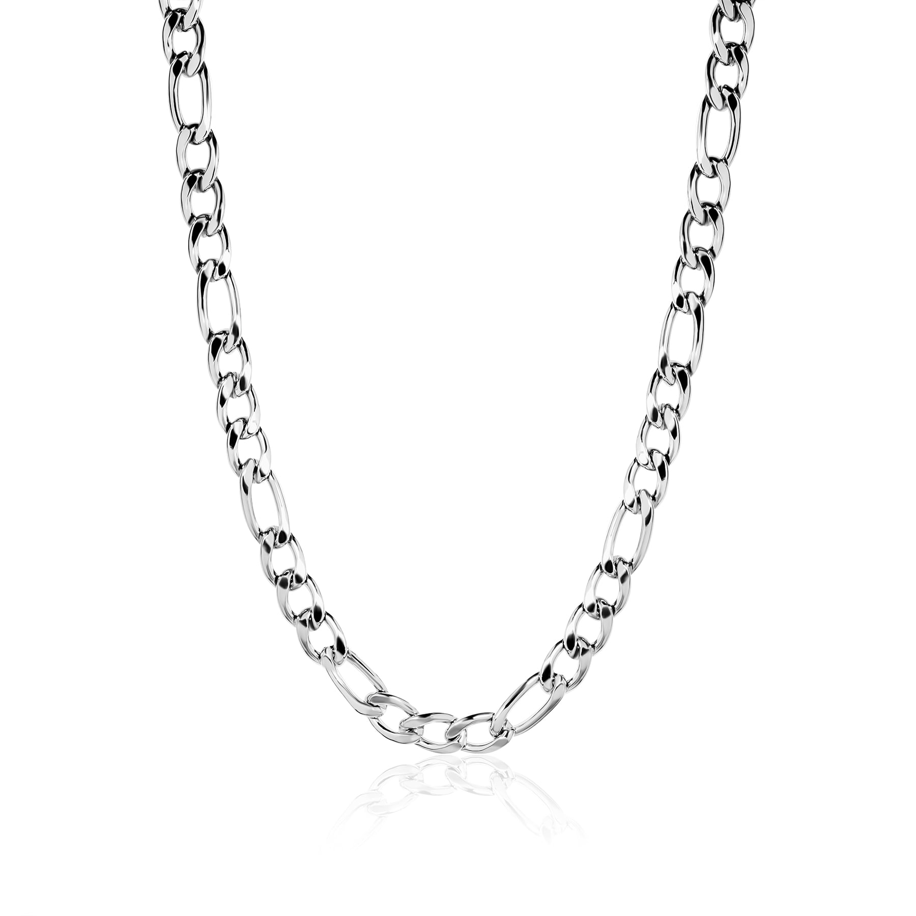Elegant Sterling Silver Figaro Chain Necklace 2mm Figaro Chain Necklace - 925 Sterling Silver  main image 3