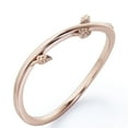 thumbnail image 1 of JeenMata Natured Inspired Wedding Band - Promise Ring - Marriage Ring Band for Women - 18K Rose Gold Plating over Silver, 1 of 7