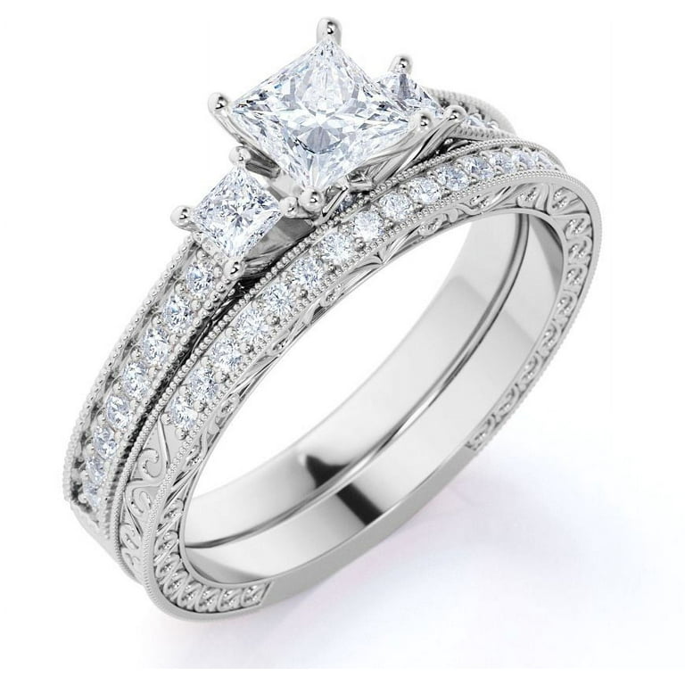Victorian wedding ring sets deals