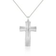 thumbnail image 1 of JeenMata Stylish Simple Cross Pendant Necklace - Modern Cross Pendant - Unisex Jewelry, 1 of 6