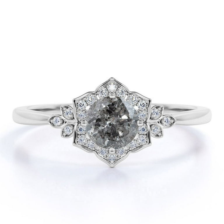 Vintage silver diamond ring 2025