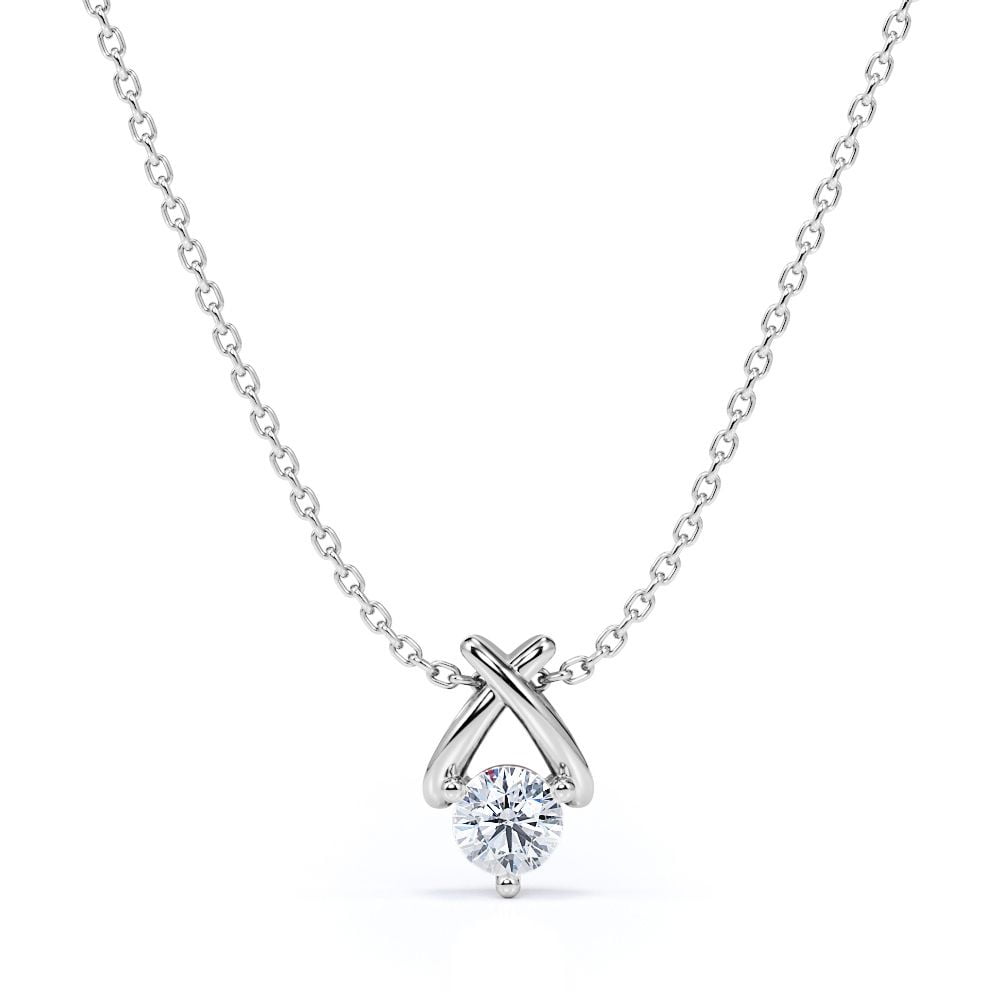 Rahaminov Marquise Diamond Tennis Necklace in White Gold, 15.75