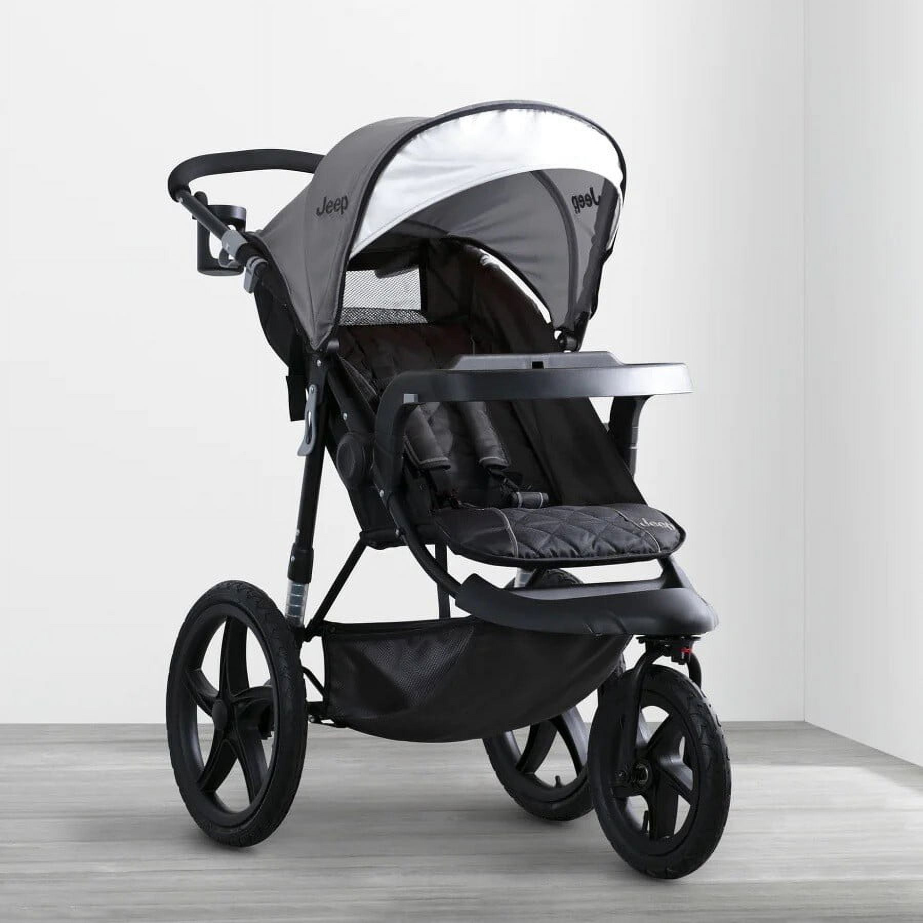 Jeep jogging stroller with steering wheel on sale