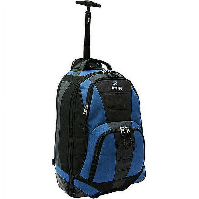 Jeep 21 Rolling Backpack with Push Button Handle Walmart