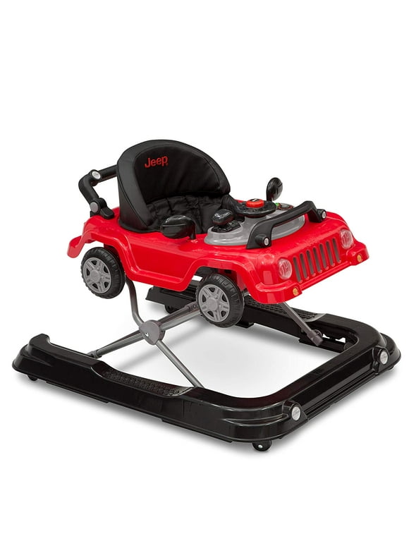 Jeep 22508-2312 Classic Wrangler 3-in-1 Grow With Me Walker (Red) - New