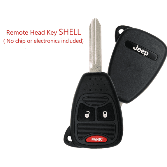 3 Button Remote Head Key SHELL CASE for JEEP OHT M3N