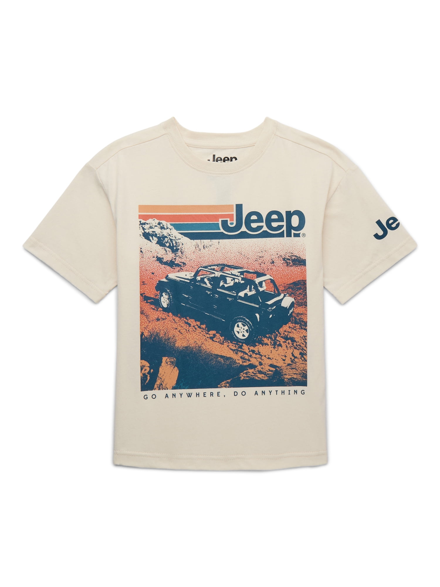 Jeep Boy's Retro T-Shirt, Sizes 4-18