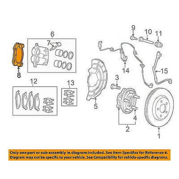 Jeep CHRYSLER OEM 12-16 Grand Cherokee Brake-Front-Caliper Mount 68138844AA