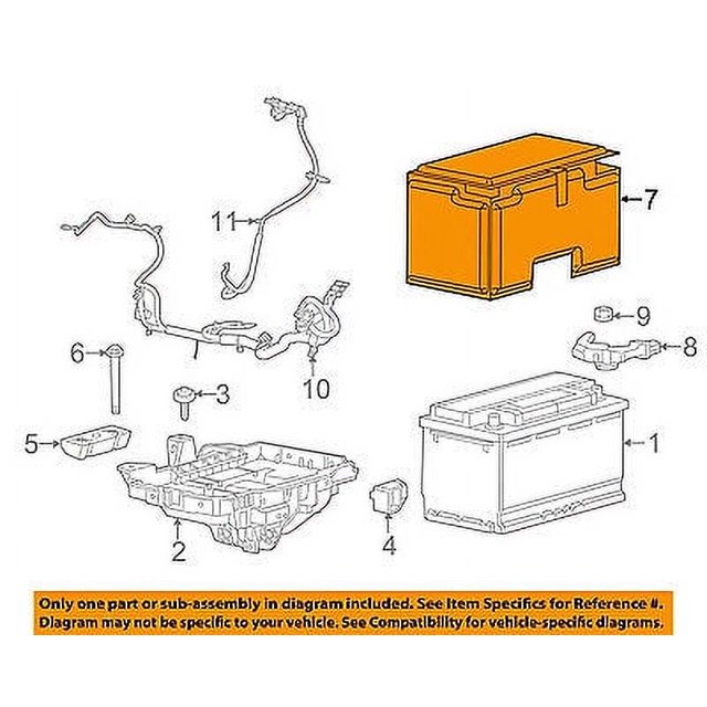 Jeep CHRYSLER OEM 1416 Cherokee 2.4LBattery Terminal or Box Cover