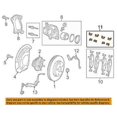 thumbnail image 1 of Jeep CHRYSLER OEM 15-17 Cherokee Brake-Front-Brake Pads Hardware Kit 68252337AA, 1 of 2