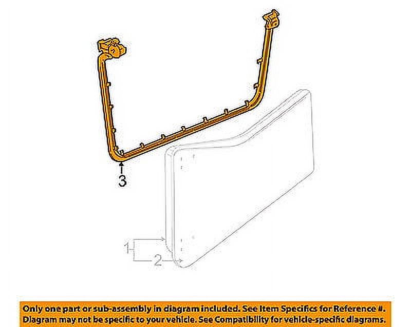 Jeep CHRYSLER OEM 9706 Wrangler DoorWeatherstrip Seal Right 5017462AH