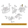 thumbnail image 1 of Jeep CHRYSLER OEM Engine Motor Transmission-Mount Bracket Bolt 6511484AA, 1 of 2