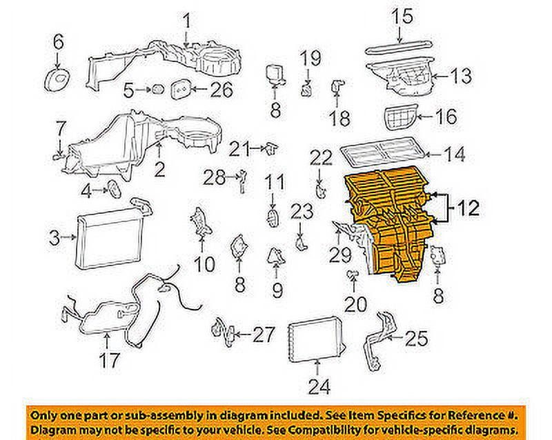 Jeep CHRYSLER OEM Grand Cherokee Evaporator HeaterDistribution Box