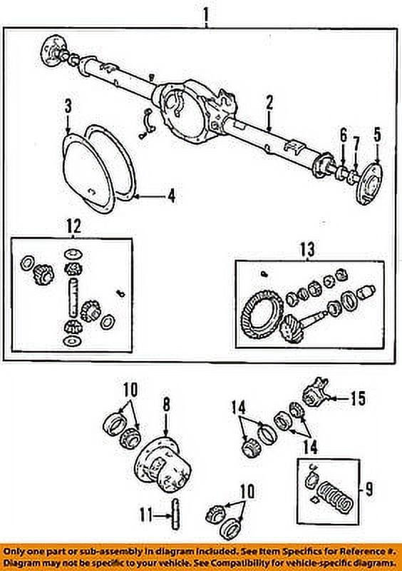 Jeep CHRYSLER OEM Rear DifferentialPinion Yoke Companion Flange 52070345AA