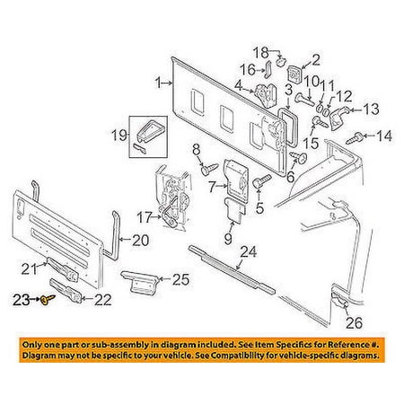 Jeep CHRYSLER OEM Wrangler Tail Gate Tailgate Hatch-Lower Hinge Screw 6035493