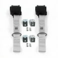 thumbnail image 1 of Jeep CJ-DJ 1953-1970 Standard 2 Point Gray & Grey Retractable Bucket Seat Belt Kit with Bracketry - 2 Belts, 1 of 1