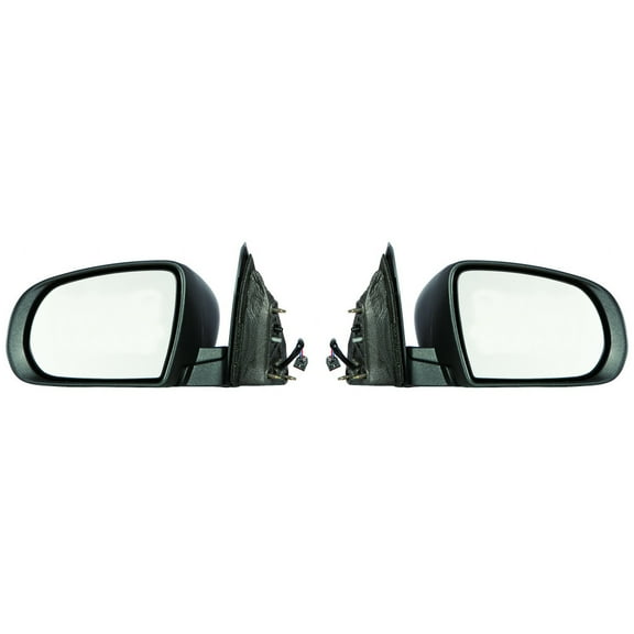 For Jeep Cherokee 2014 2015 2016 2017 2018 Door Mirror Driver and Passenger Side | Pair | Power | Non-Heated | Textured | Replacement For 68164059AD, 68228913AA | CH1320366