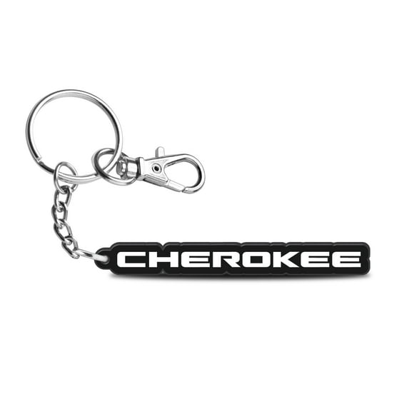 Jeep Cherokee Custom Laser Cut Full-Color Printing Acrylic Charm Key Chain
