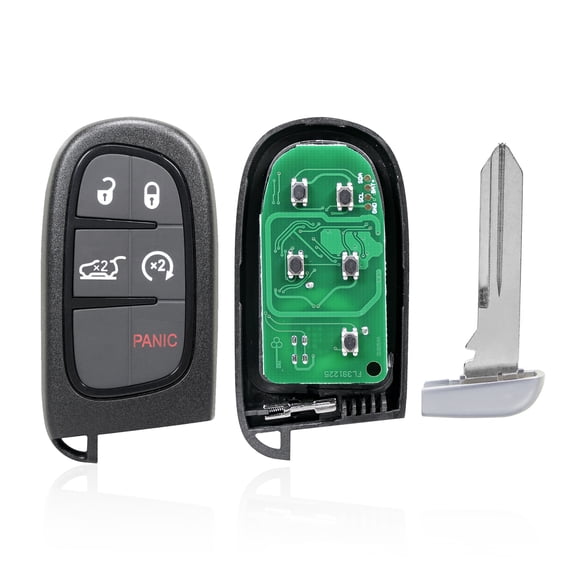 Jeep Cherokee Keyless Remote Smart Key Fob for 2014 2015 2016 2017 2018 2019, 68141580, 68141580AG, 68141580AJ