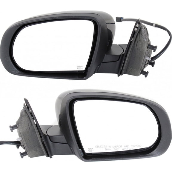 For Jeep Cherokee Mirror 2014 15 16 17 2018 Driver and Passenger Side Pair / Set | Manual Folding | Power | Heated | Signal & Puddle Light | CH1320374+ CH1321374 | 1VF37TZZAD + 1VF36TZZAD