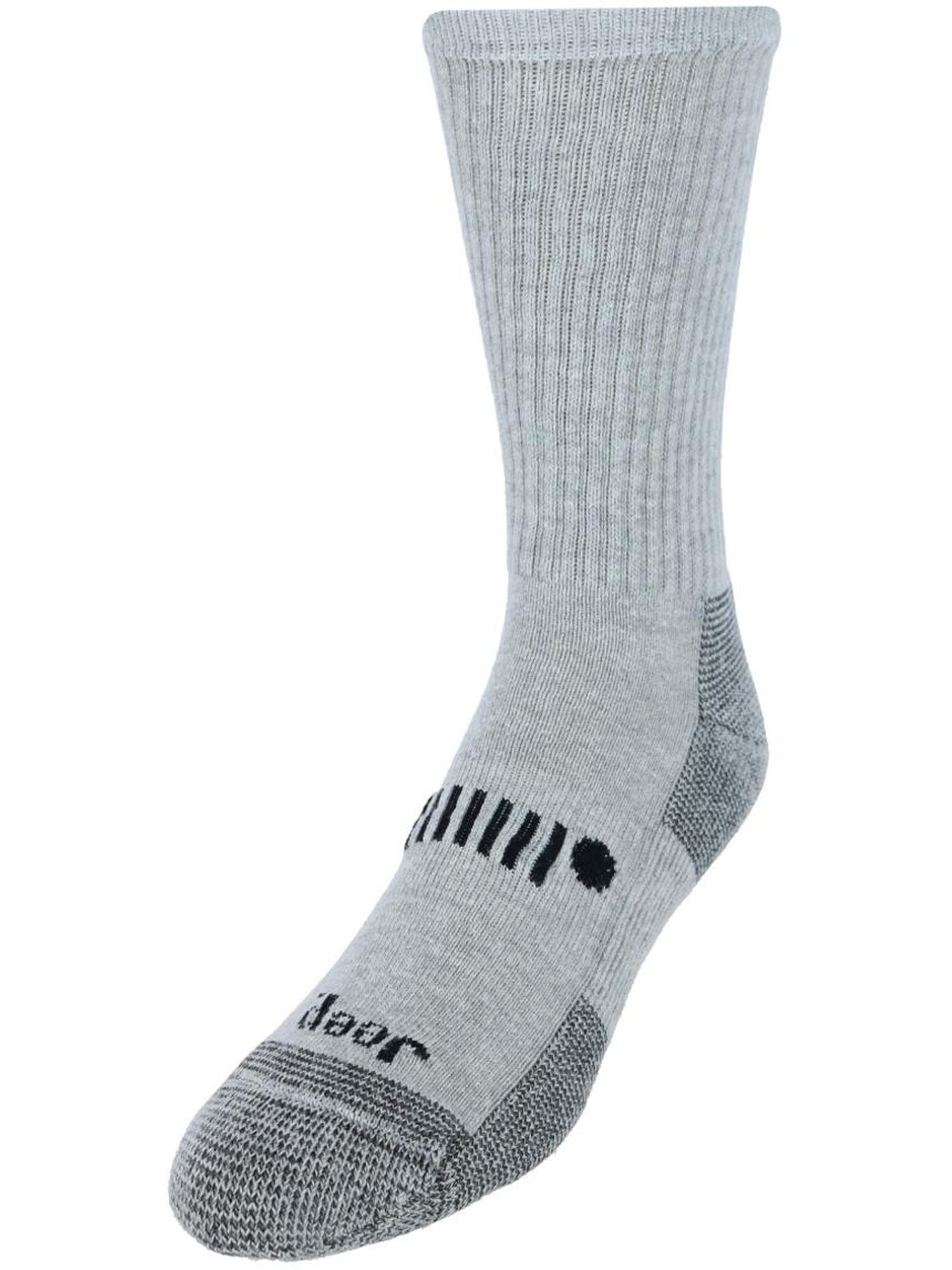 Jeep  Classic Cotton Crew Socks (3 Pair Pack) (Men Big & Tall)