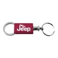 thumbnail image 1 of Jeep Climbing Anodized Aluminum Valet Key Fob (Burgundy), 1 of 2