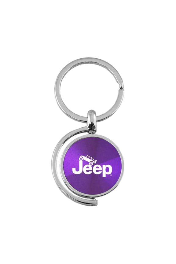 Jeep Climbing Spinner Key Ring (Purple)