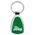 thumbnail image 1 of Jeep Climbing Teardrop Key Chain (Green), 1 of 2