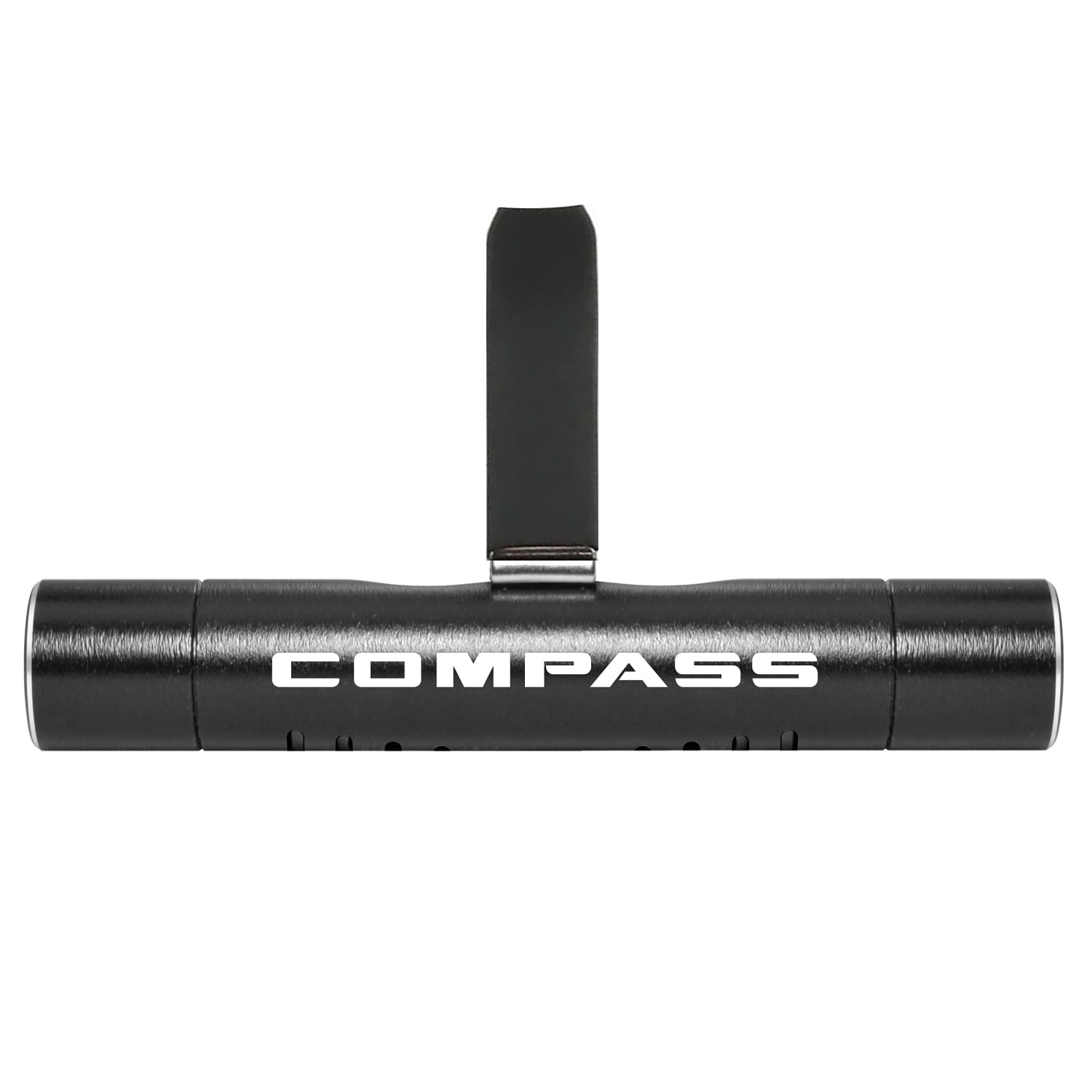 Jeep Compass Car AC Vent Air Freshener Black Clip with adjustable window and 10 Refill Sticks