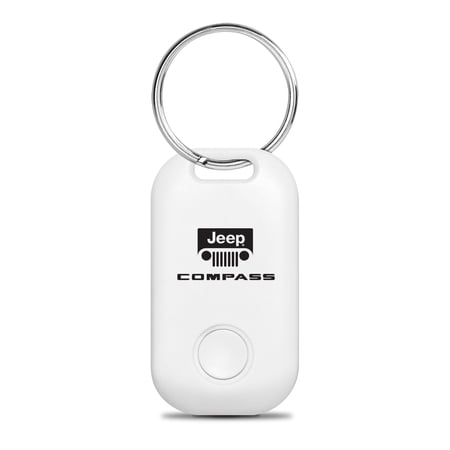 Jeep Compass White Bluetooth Smart Wireless Key Finder Tracking Device Key Chain
