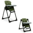 thumbnail image 1 of Jeep by Delta Children Classic Convertible 2-in-1 High Chair for Babies and Toddlers with Adjustable Height, Recline & Footrest - Dishwasher Safe Meal Tray, Olive Green, 1 of 12