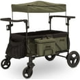 thumbnail image 1 of Jeep Deluxe Wrangler Wagon Stroller for 2 Kids with Cooler Bag, Parent Organizer & All-Terrain Wheels by Delta Children, 1 of 13