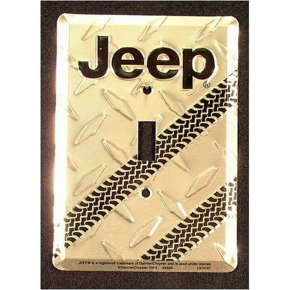 Jeep Diamond Light Switch Cover (single)