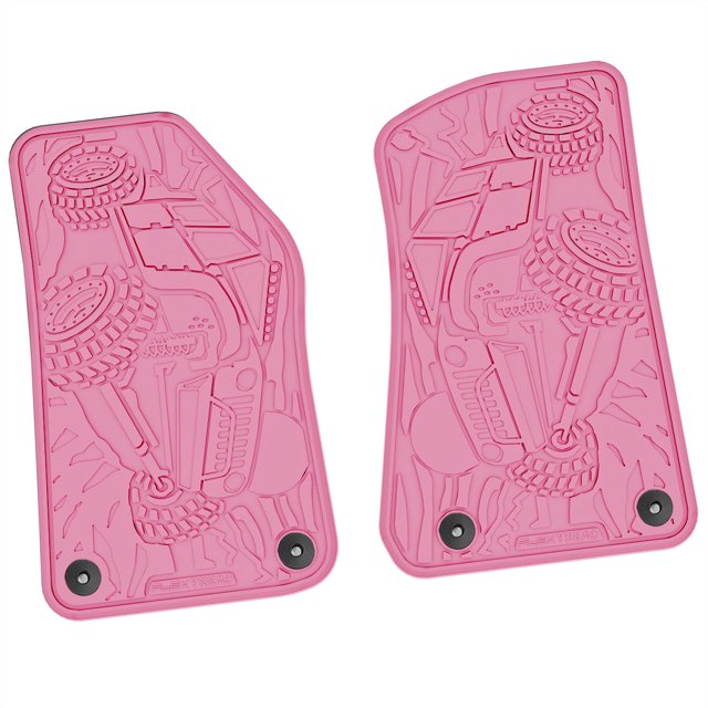 Jeep Floor Mats 1822 Jeep Wrangler JL/Gladiator 2 Piece Crawler Scene