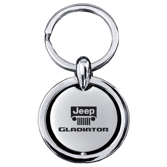 Jeep Gladiator Revolver Key Chain (Silver)