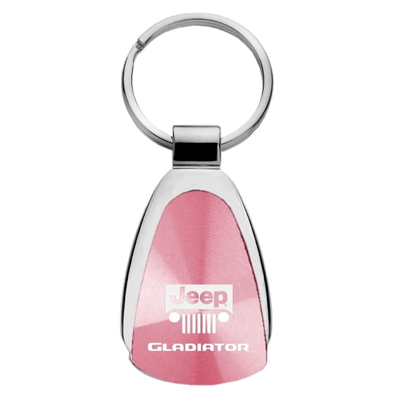 Jeep Gladiator Teardrop Key Chain (Pink)