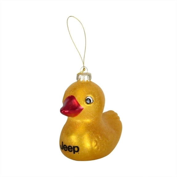 Jeep Glitter Duck Hanging Figurine
