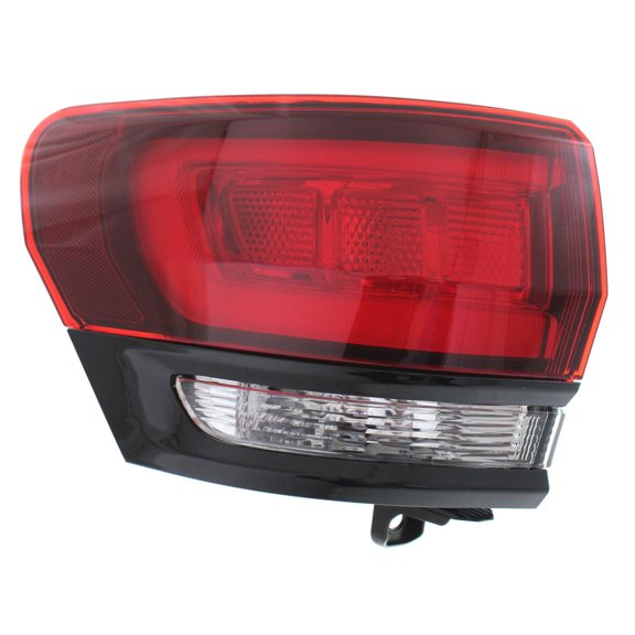 For Jeep Grand Cherokee 2014-2022 Tail Light Assembly Driver Side | Outer | CAPA | For SRT/Trackhawk | Dark Lens | Replacement For CH2804108 | 191275741405, 68142943AC