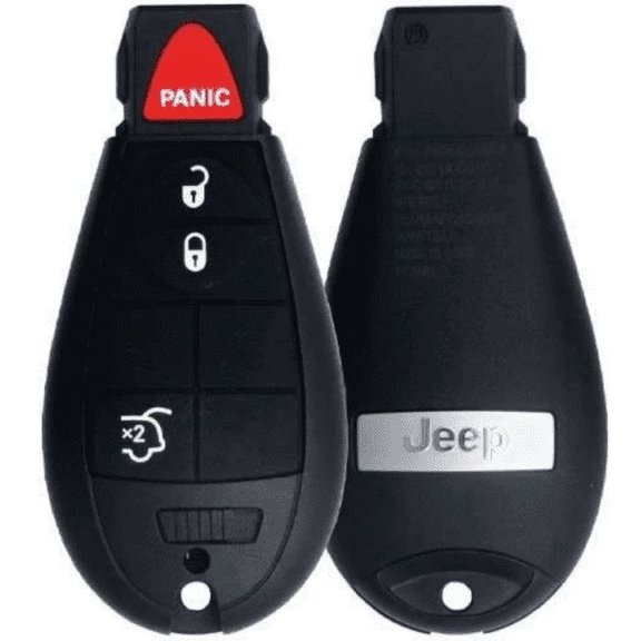 Jeep Grand Cherokee Commander 2008-15 NEW FOBIK Key LOGO VLS