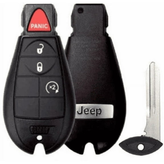 Jeep Grand Cherokee Commander 2008-15 New Fobik Key Logo VLS