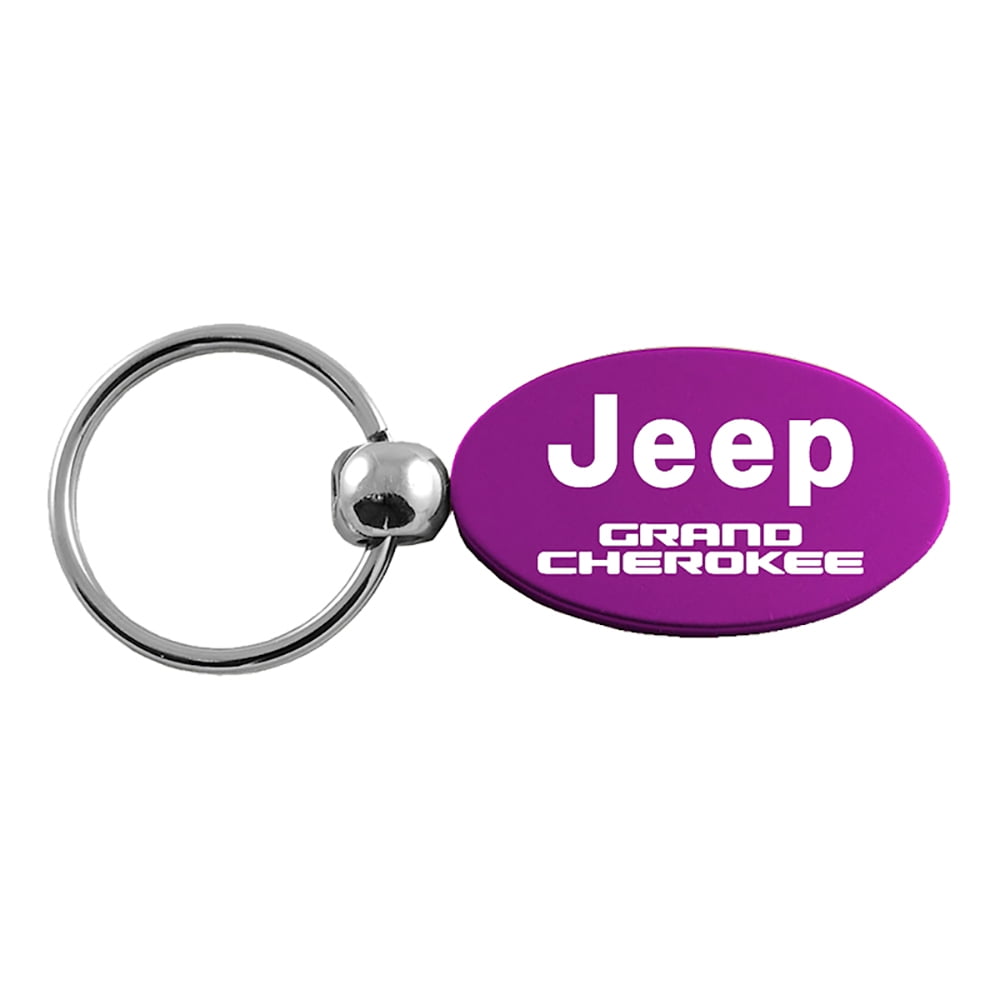 Jeep Grand Cherokee Keychain & Keyring - Purple Oval - Walmart.com