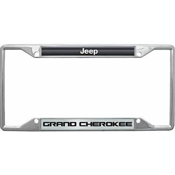 Jeep Grand Cherokee License Plate Frame (Chrome)