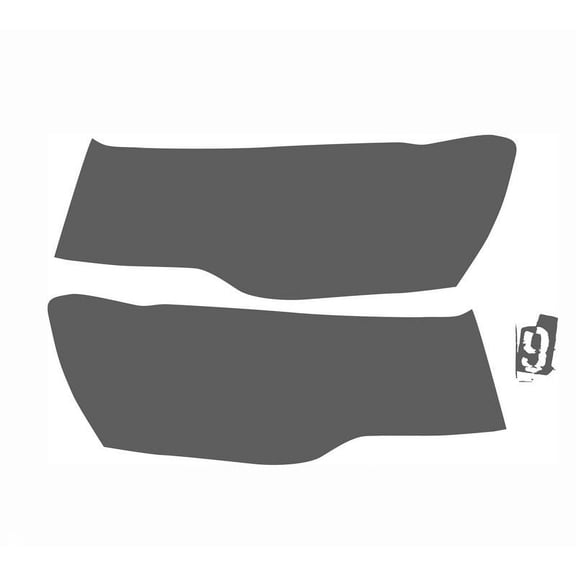 Jeep Grand Cherokee Pre-Cut Vinyl Overlay Tint Headlight Covers Plus (2015 2016 2017 2018 2019 2020 2021) LIGHT