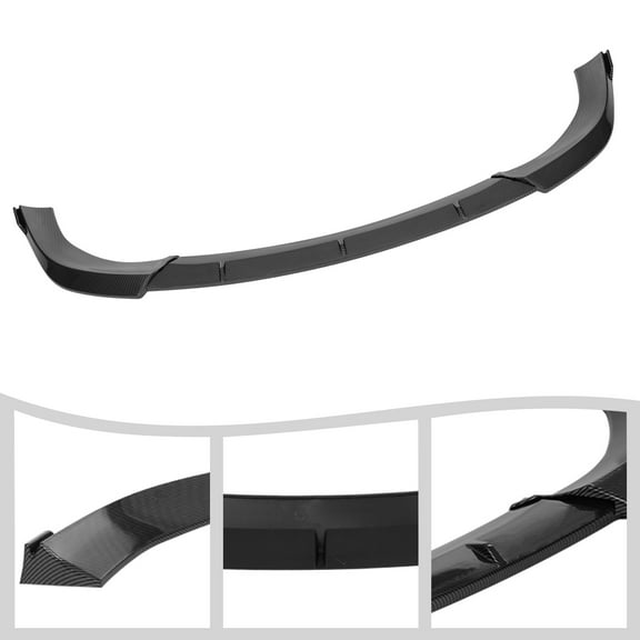 Jeep Grand Cherokee SRT 2017-2021 Carbon Fiber Look Front Bumper Lip Spoiler, ABS Material, Easy Installation, Direct Replacement for Lower Placement