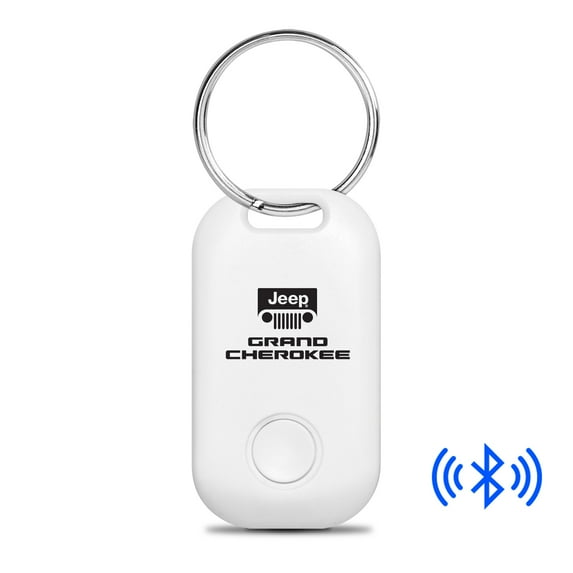 Jeep Grand Cherokee White Bluetooth Wireless Key Finder Track Device Key Chain