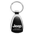 Jeep Key Rings Jeep Grand Wagoneer Black Teardrop Key Fob Logo Key Ring Official ...
